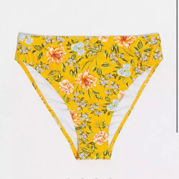 Figleaves bikini set in yellow floral - Picture 4 of 6